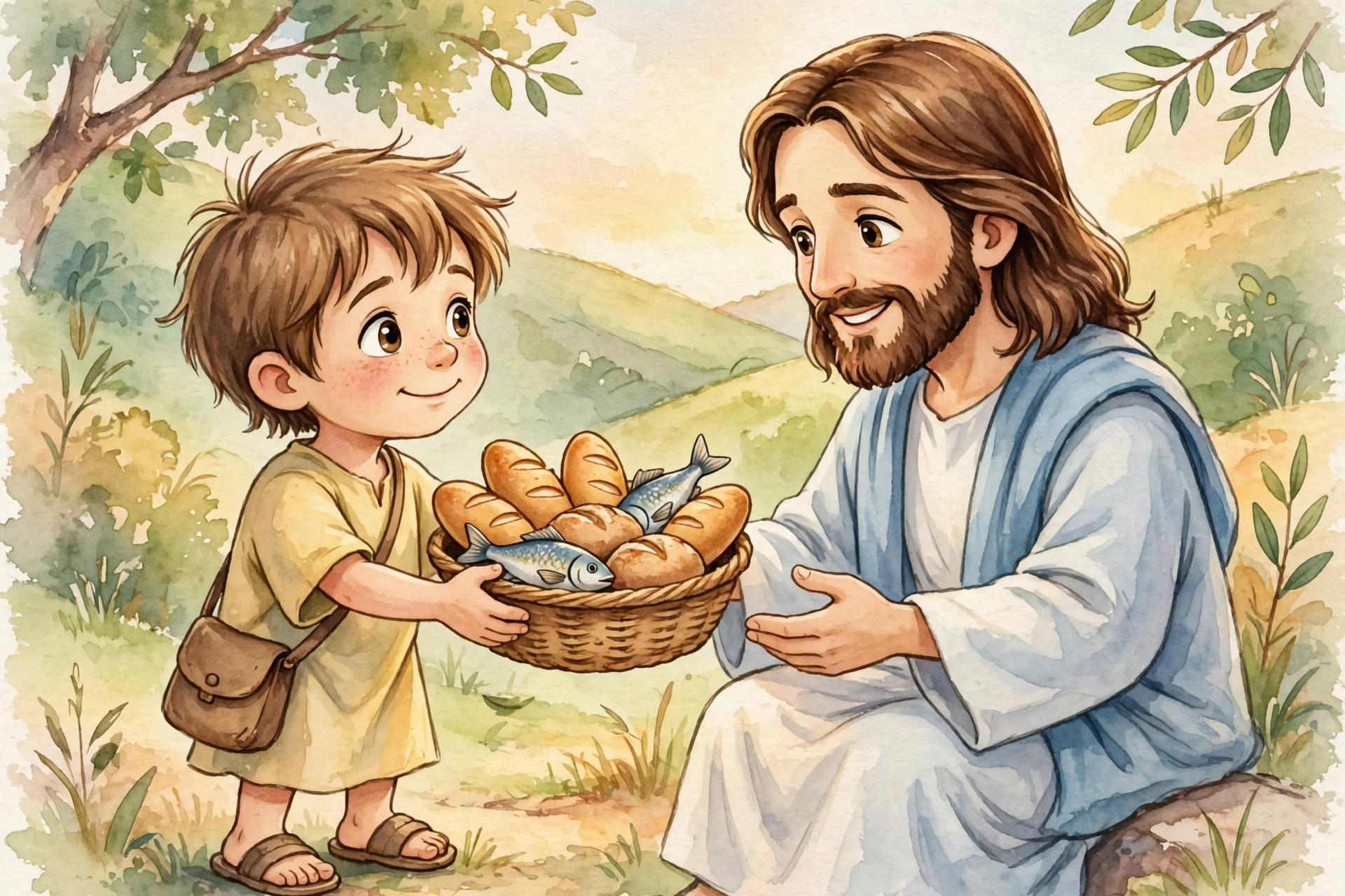 Chúa Giê-su Hóa Bánh Ra Nhiều